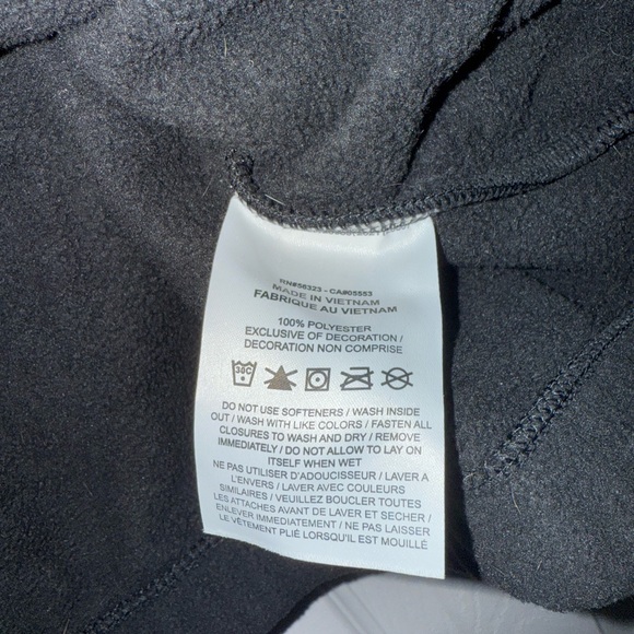 Nike Black 1/4 Zip Fleece Pullover - Picture 4 of 7